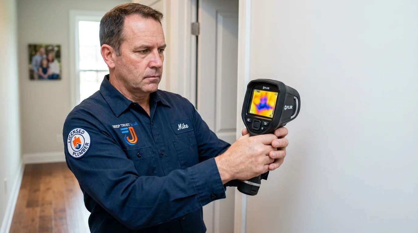 Thermal imaging leak detection by Johns Plumbing LLC in Tuba City